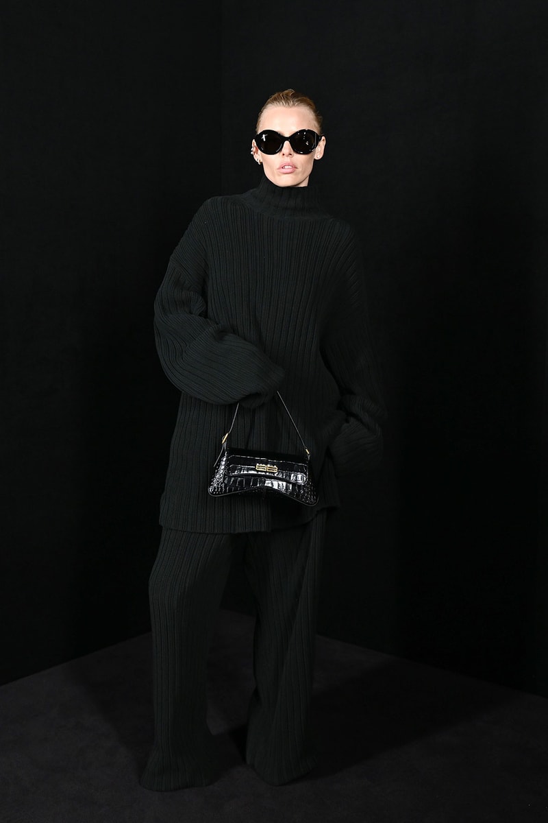 Balenciaga FW22 Front Row Paris Fashion Week Lauren Wasser