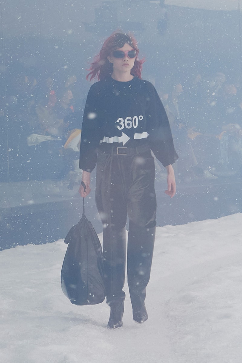 Balenciaga Fall Winter 360 Collection Snowy Apocalyptic Demna Gvasalia Ukraine Show Images