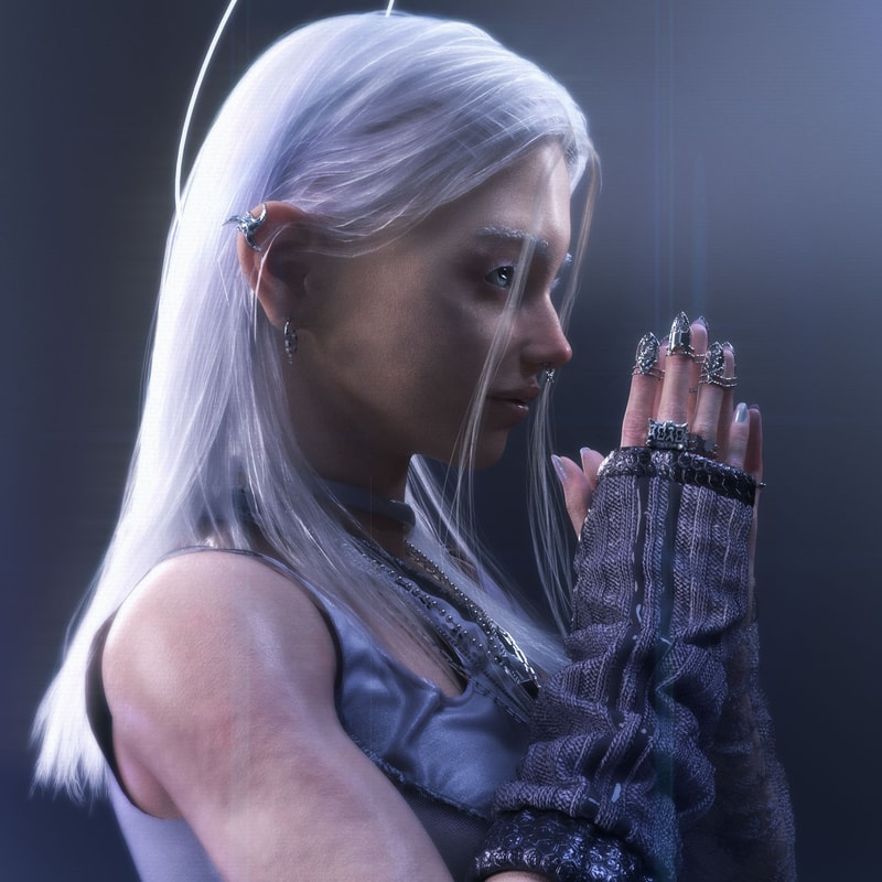 Cyb3rW3nch Jewelry Sci-Fi Brand Psychic Armor Collection Ear Cuffs Fingertip Rings Release 