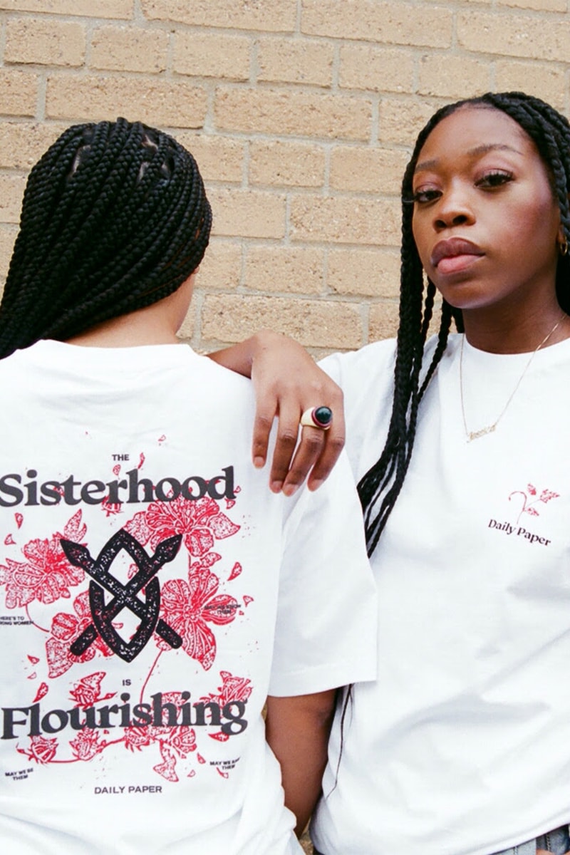 daily paper international womens day sisterhood campaign tees release info back