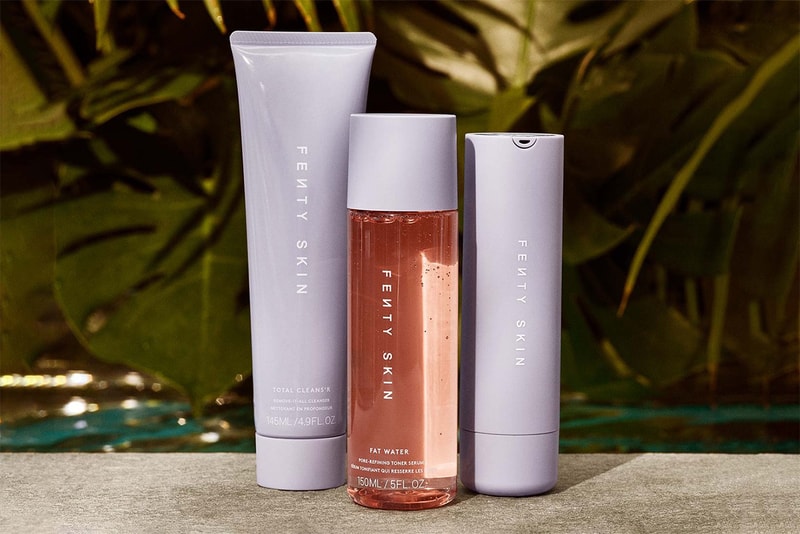 rihanna fenty skin toner serum sunscreen fragrance free