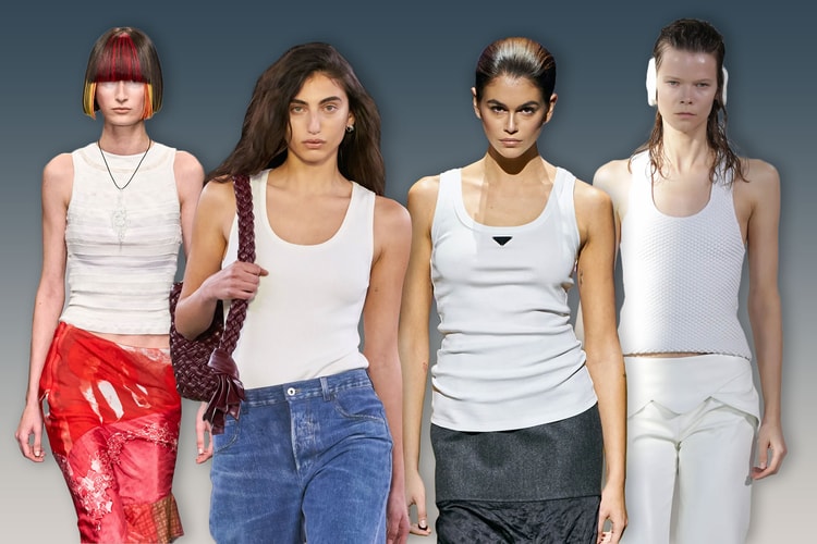 Fashion Week FW22 Trend Spotlight: Enter the Era of the White Tank Top