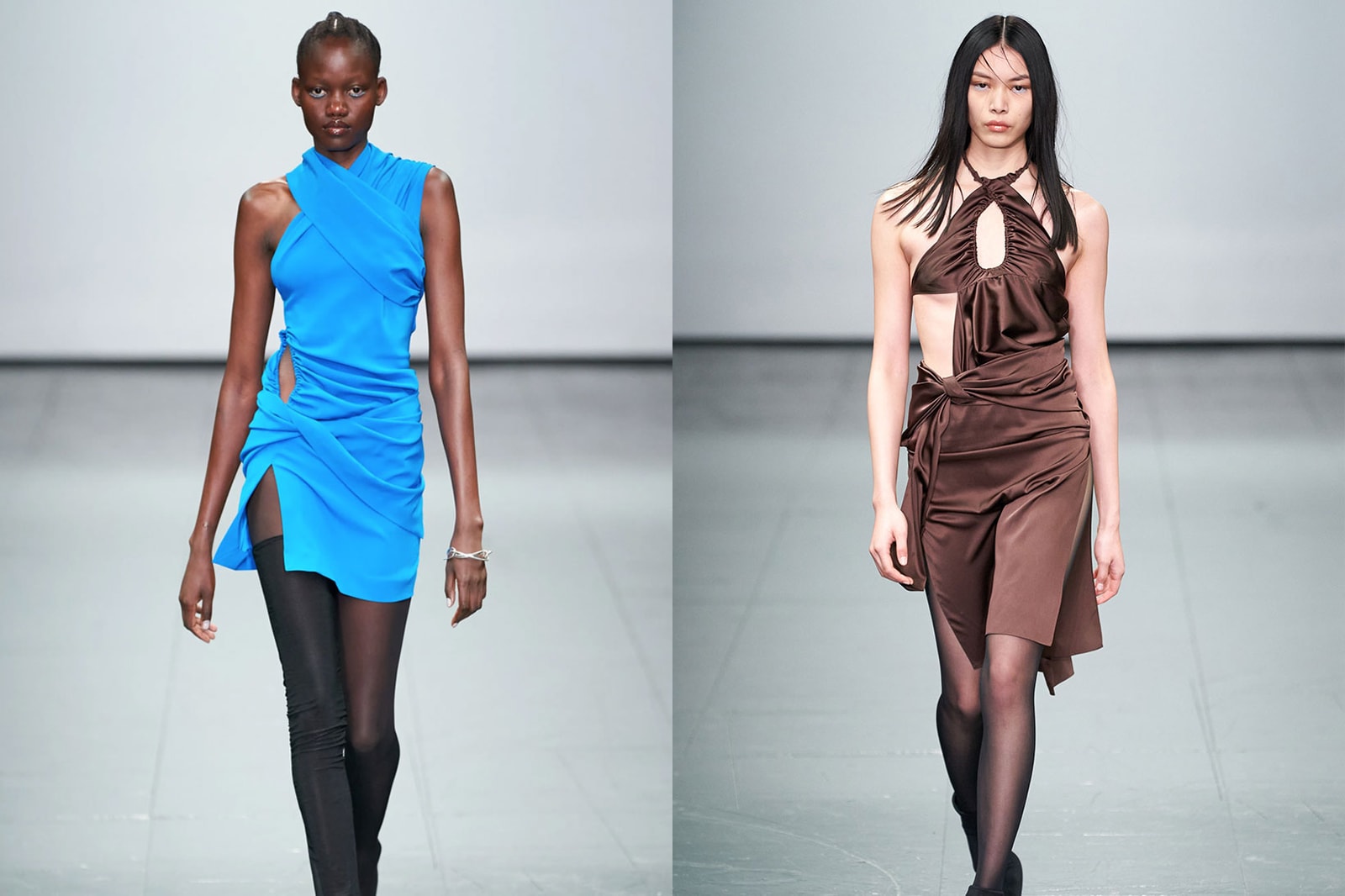 Fashion Week Fall Winter Top Trends Cutouts Details Nensi Dojaka Off-White AMBUSH
