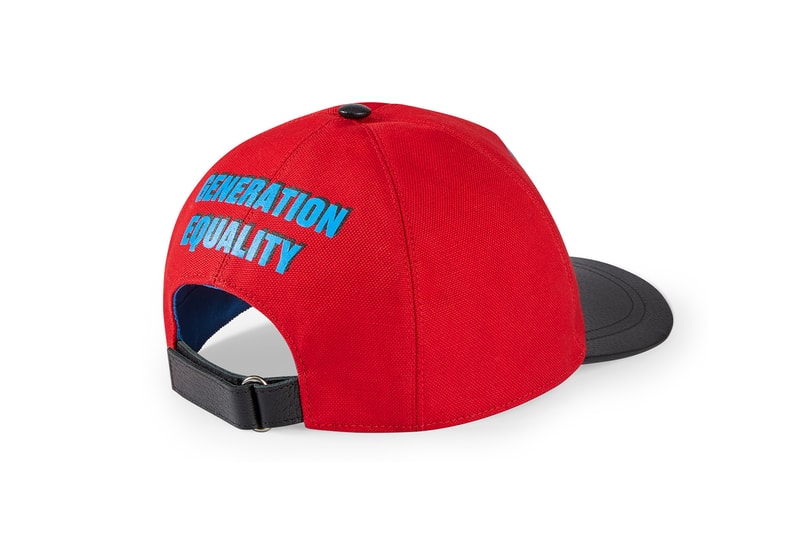 gucci chime for change collection gender equality international women's day t-shirts caps back