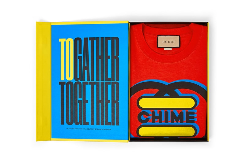 gucci chime for change collection gender equality international women's day t-shirt packaging