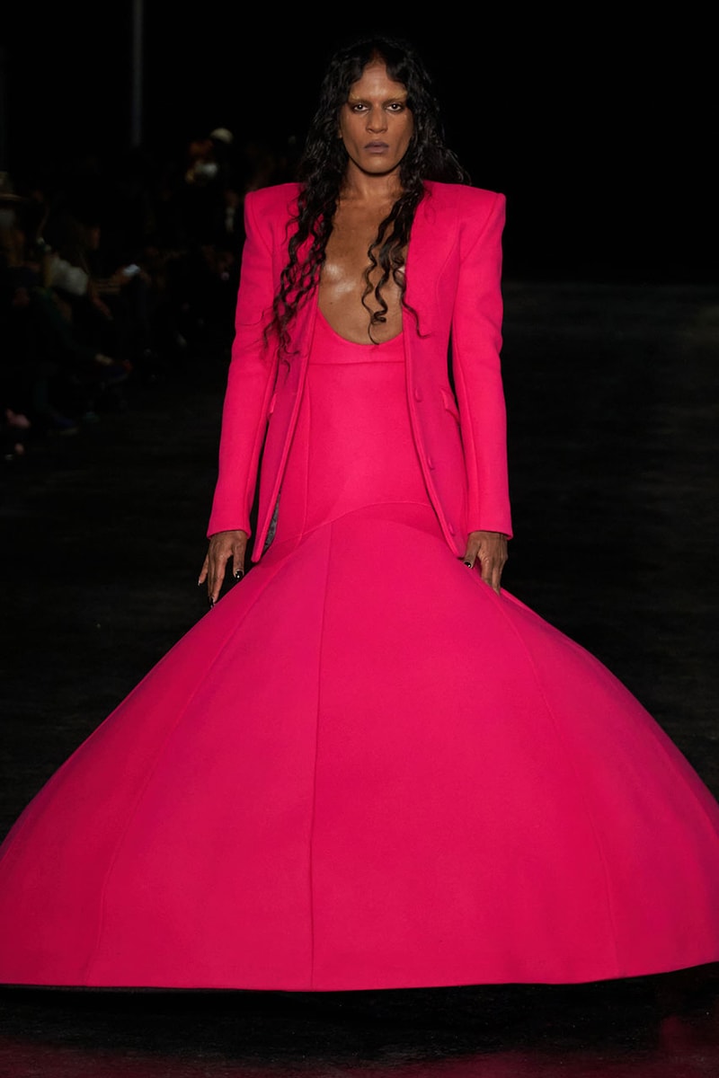Interview Jannik Wikkelso Davidsen Milan Fashion Week Exclusive Han Kjobenhavn Runway Collection Pink Dress