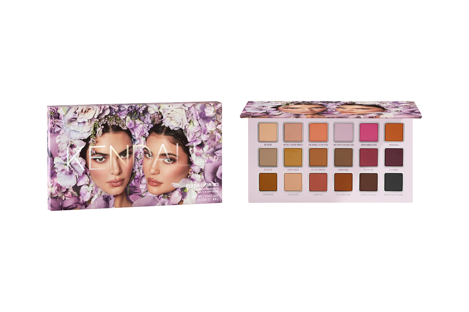 Kendall Kylie Jenner Cosmetics Collection Collaboration Makeup Eyeshadow Blush Lip Crayon Gloss 