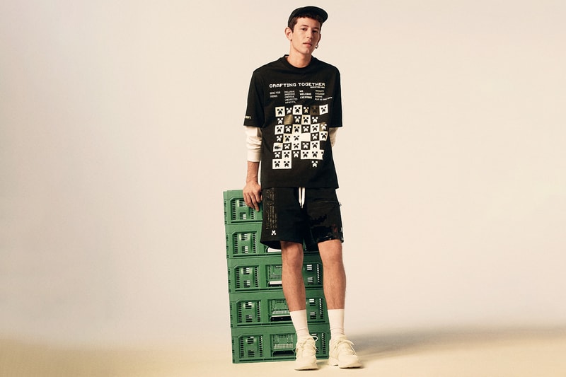 Lacoste Minecraft Spring Summer Collection Gaming Polos Teamwork Top Black