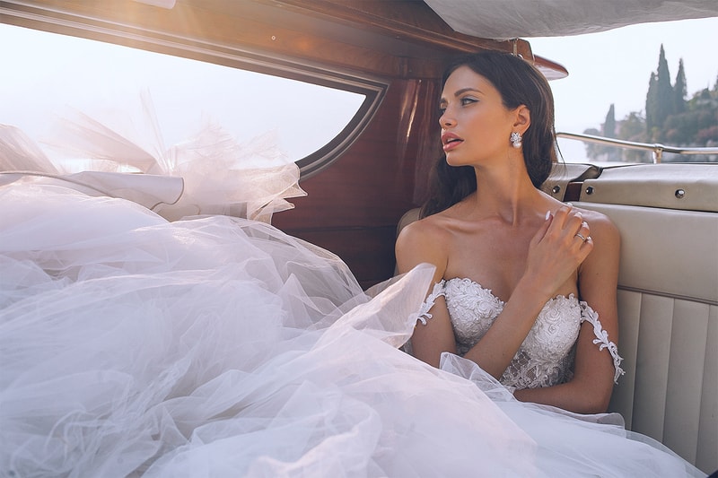 Woman Wearing White Wedding Gown