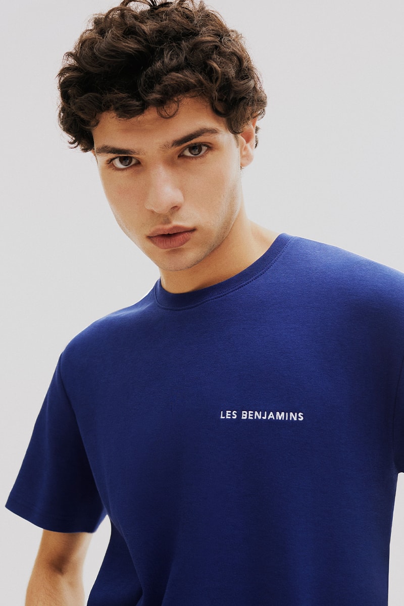 Les Benjamins "Essentials 4.0" Collection Streetwear T-shirt Navy