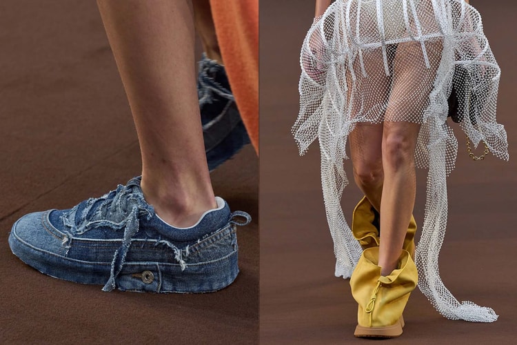 Take a Closer Look at Loewe's Runway Footwear