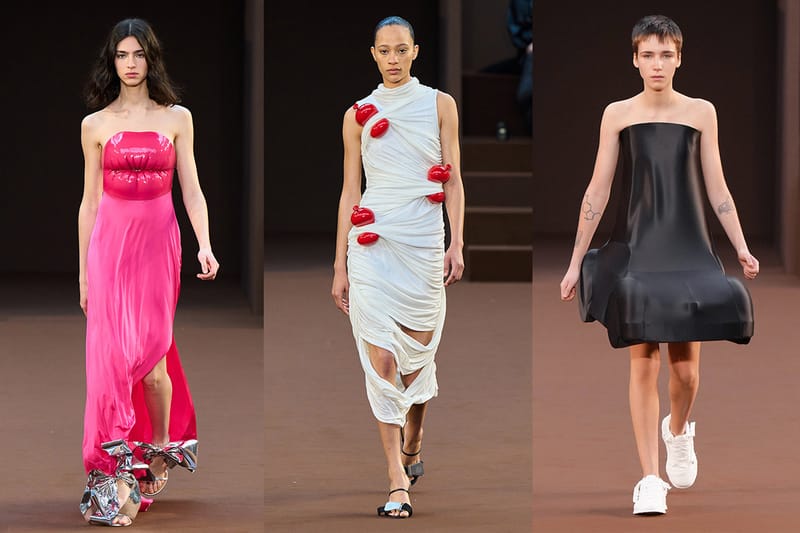 At Loewe FW22 Show, Balloons and Cars Inside Dresses Take Center Stage