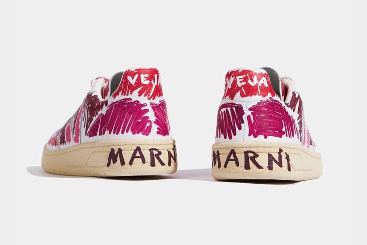 Marni Adds Scribbles to Veja's Sustainable Sneakers