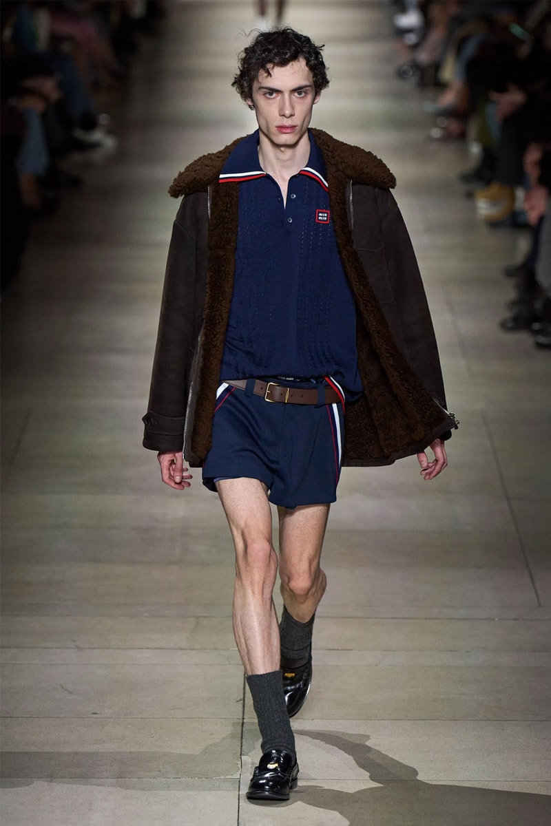 Miu Miu Revives Menswear Line Fall Winter Runway Paris Fashion Week 