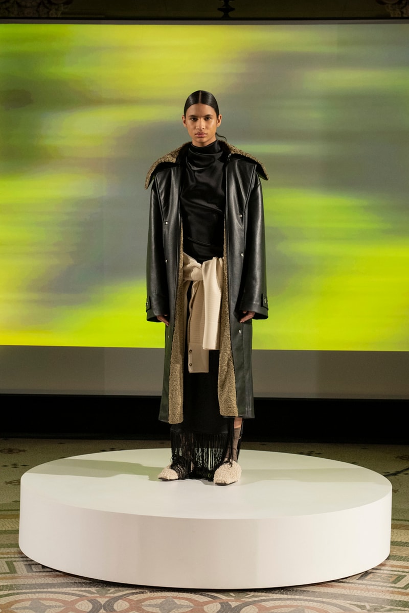 Nanushka Fall Winter 2022 FW 22 Paris Fashion Week Show Ukraine Support