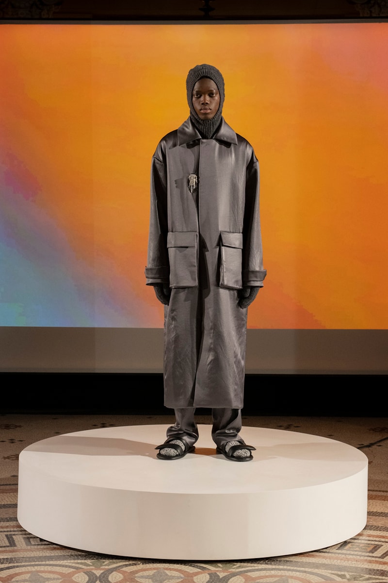 Nanushka Fall Winter 2022 FW 22 Paris Fashion Week Show Ukraine Support