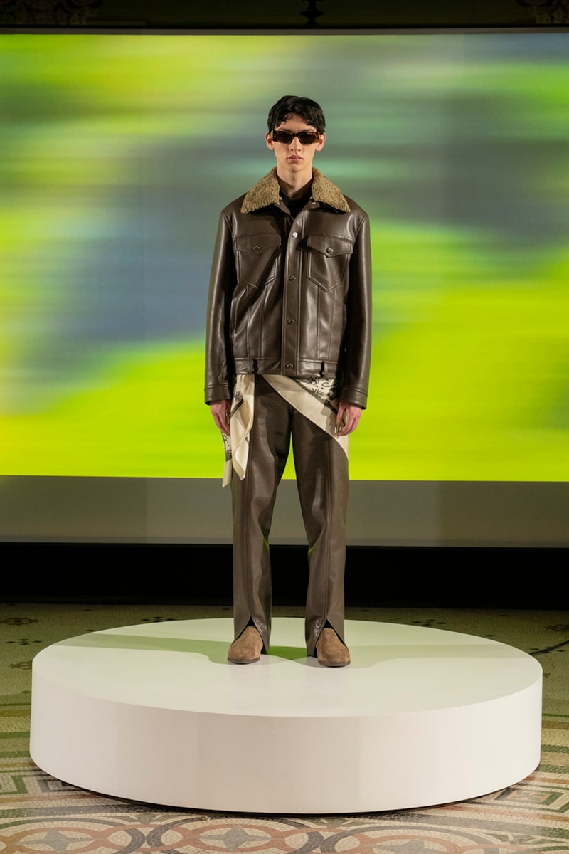 Nanushka Fall Winter 2022 FW 22 Paris Fashion Week Show Ukraine Support