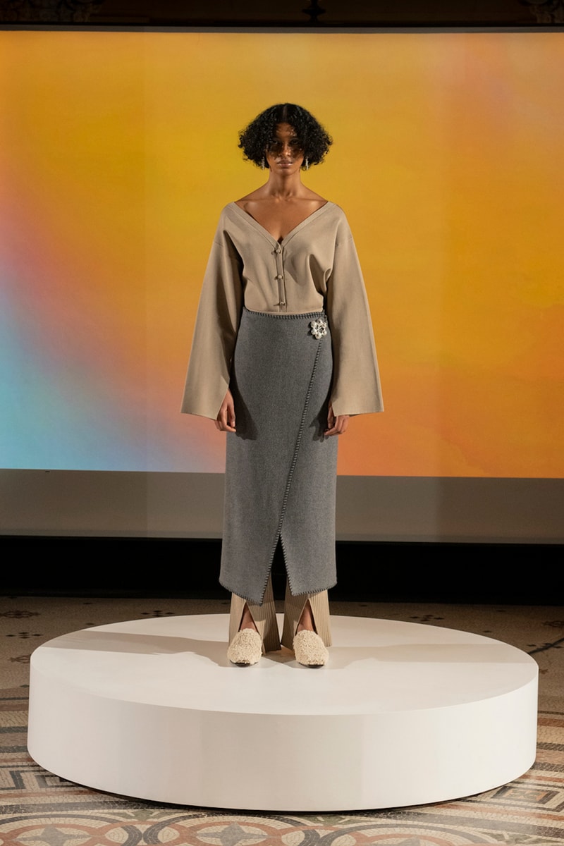 Nanushka Fall Winter 2022 FW 22 Paris Fashion Week Show Ukraine Support