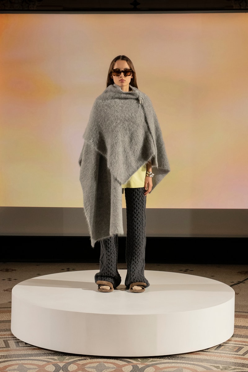 Nanushka Fall Winter 2022 FW 22 Paris Fashion Week Show Ukraine Support