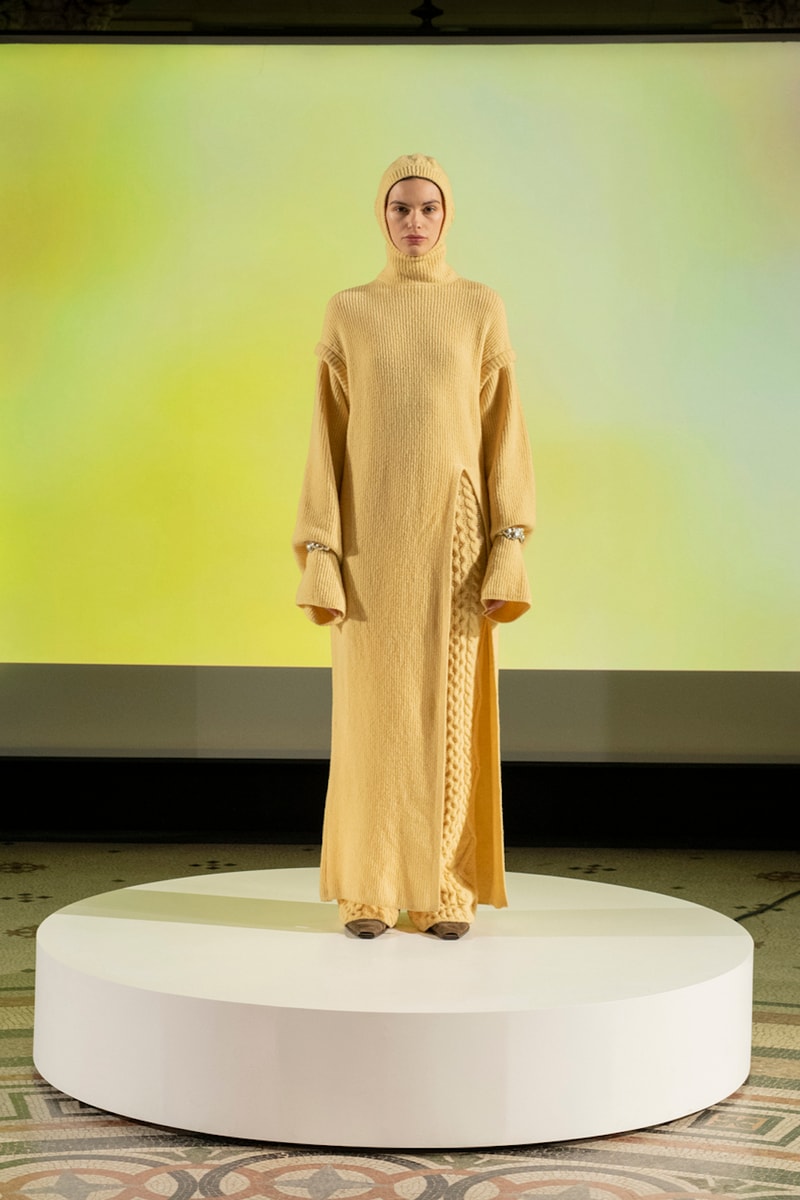 Nanushka Fall Winter 2022 FW 22 Paris Fashion Week Show Ukraine Support