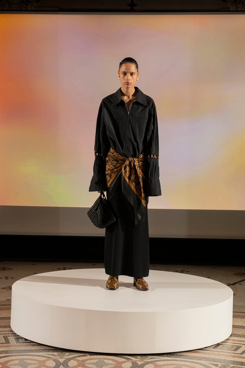 Nanushka Fall Winter 2022 FW 22 Paris Fashion Week Show Ukraine Support