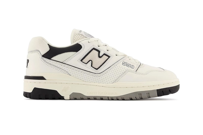 New Balance 550 Cream White Black Footwear Sneakers Shoes Kicks BB550LWT