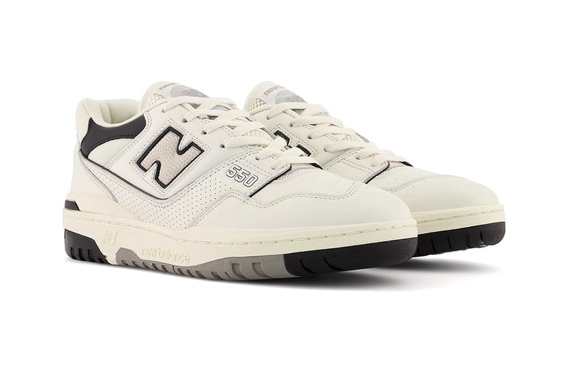 New Balance 550 Cream White Black Footwear Sneakers Shoes Kicks BB550LWT