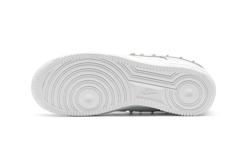 Nike Air Force 1 Low Womens Pearl Swoosh Light Grey Price Release Date