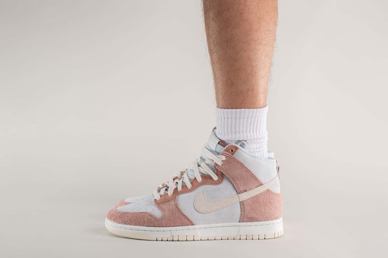 Nike Dunk High Fossil Rose On Foot Price Release Date