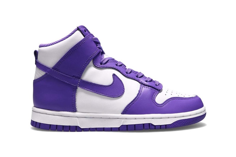 Nike Dunk High Women's Court Purple White Price Release Date