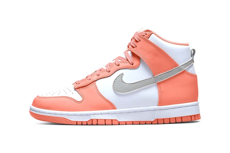 Nike Dunk High Women's Salmon Gray Price Release Date