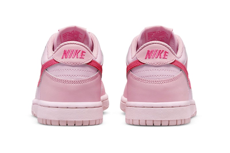 Nike Dunk Low "Triple Pink" Colorway Sneakers Release Info
