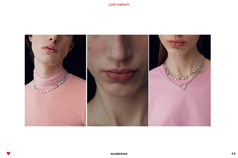 Numbering Jewelry Fall Winter Love Therapy Collection Earrings Necklaces Bracelets Release