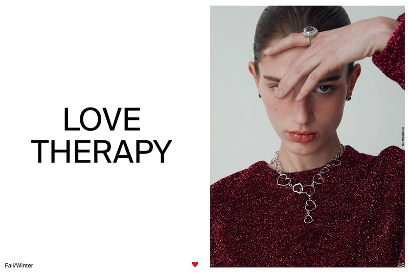 Numbering Jewelry Fall Winter Love Therapy Collection Earrings Necklaces Bracelets Release