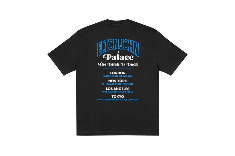 Palace Elton John Sweaters Black White Singer Performer Musician 