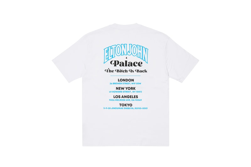 Palace Elton John Sweaters Black White Singer Performer Musician 