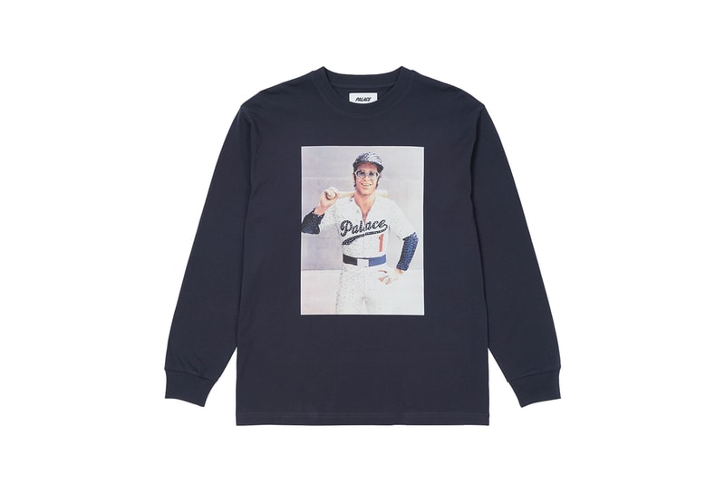 Palace Elton John Sweaters Black White Singer Performer Musician 