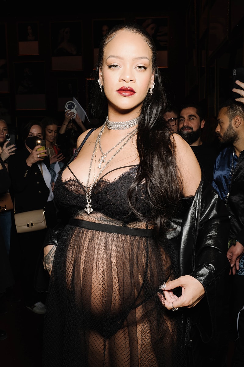 paris fashion week fall winter best celebrity looks rihanna dior