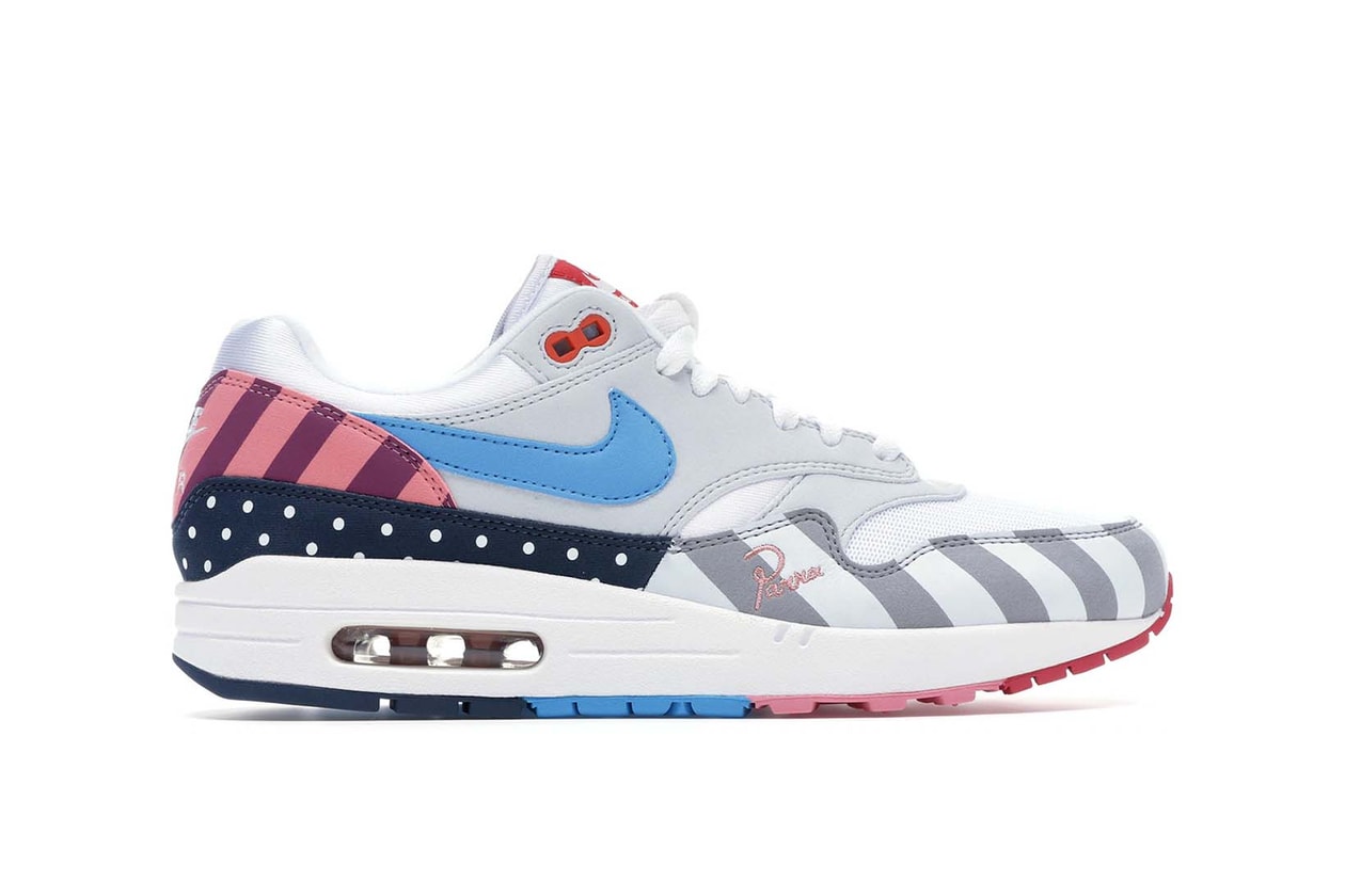 Nike Air Max Day iconic sneakers Parra atmos Silver Bullet