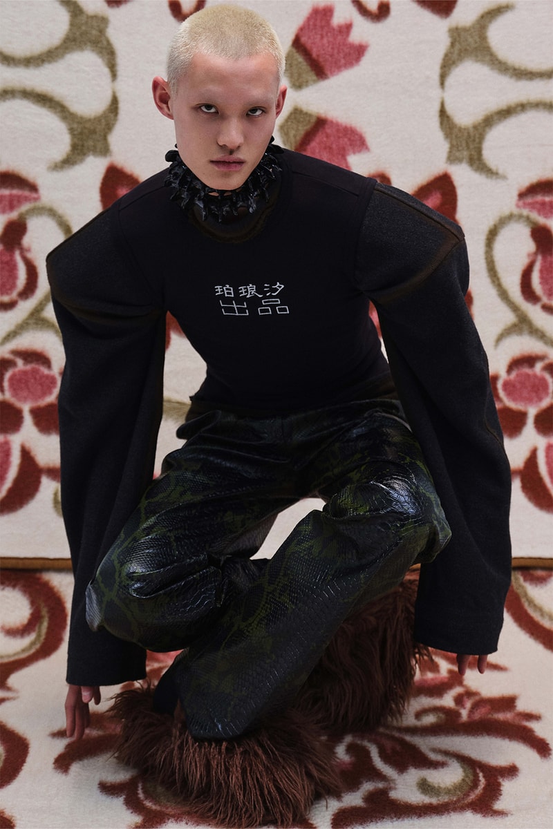 pronounce fall winter collection sweaters accessories lookbook photos black coat