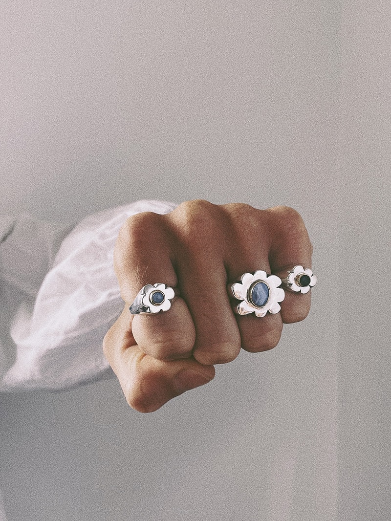 Rat Betty Flower Rings