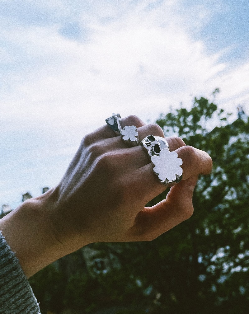 Rat Betty Flower Rings