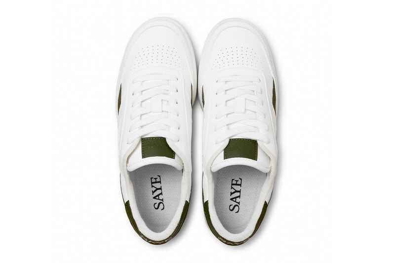 SAYE Modelo 89 Polar Cactus Sustainable Sneakers Vegan Offwhite Release Date Insoles