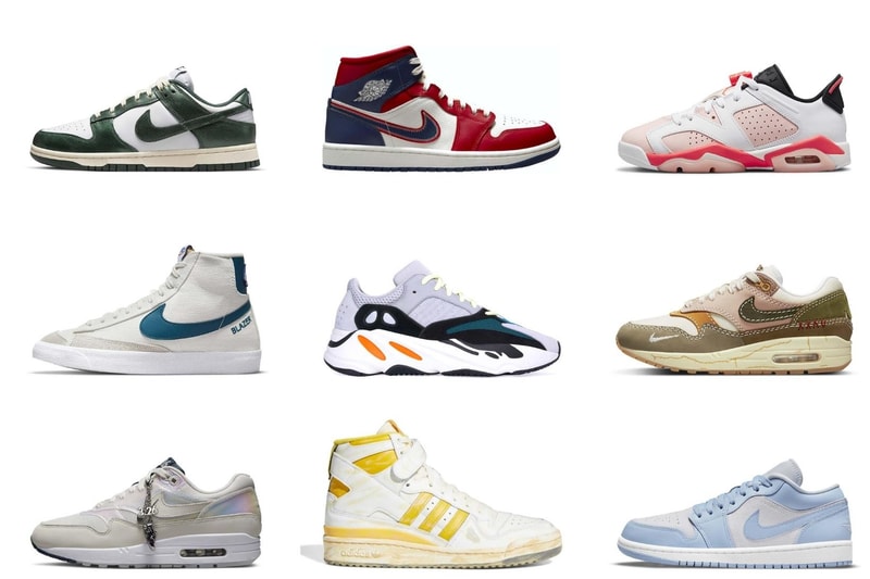 Spring Sneaker Releases Women Nike adidas Yeezy Jordan Reebok