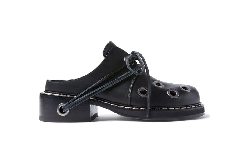 SUNNEI Buco Sabot Mule Black Holes Gothic Inspired 