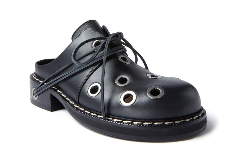 SUNNEI Buco Sabot Mule Black Holes Gothic Inspired 