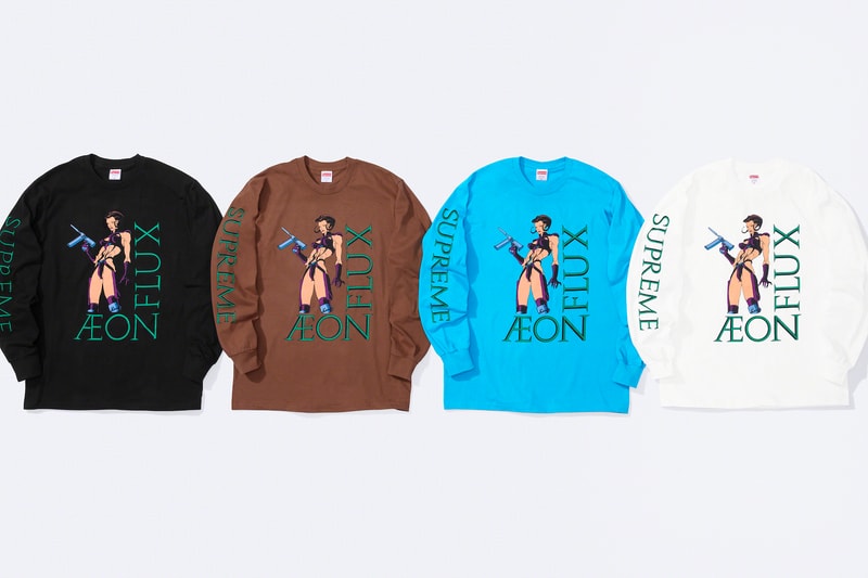 Aeon Flux Supreme Spring 2022 Collaboration Collection Hoodies Jackets