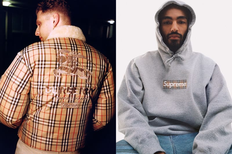 An Official Look at the Burberry x Supreme Spring 2022 Collaboration