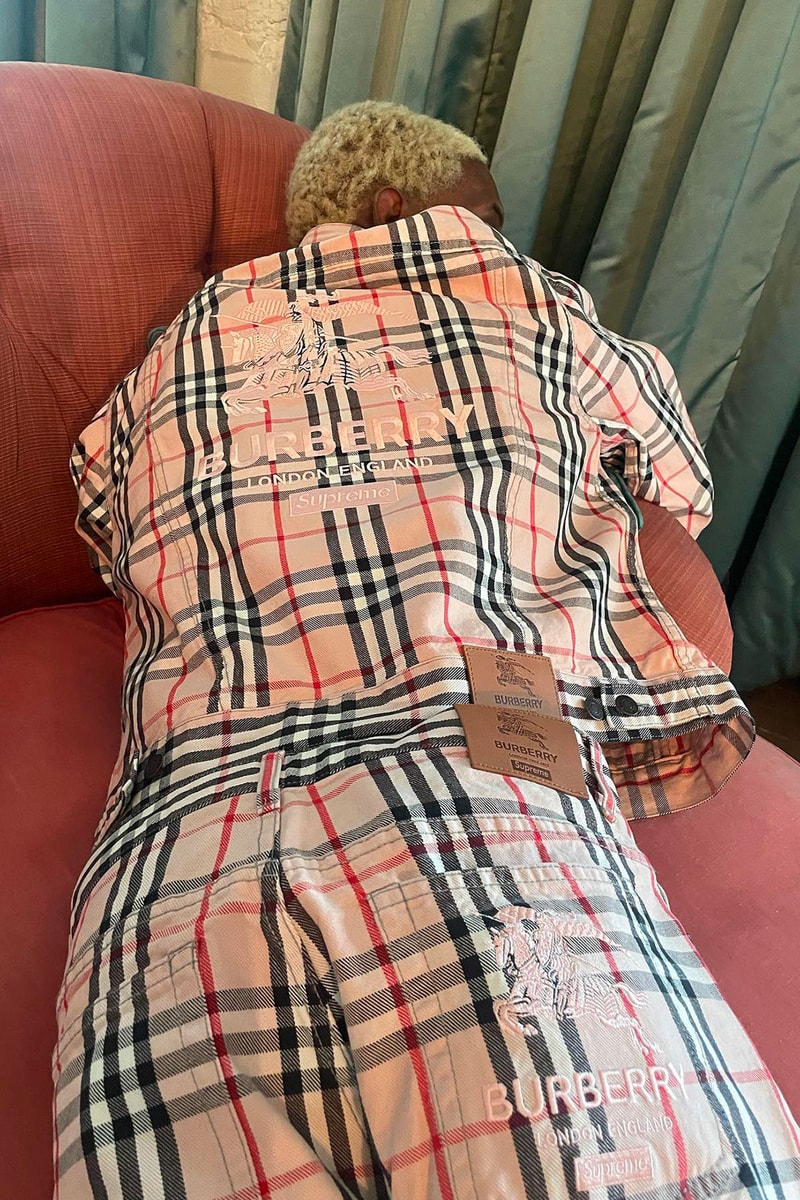 A$AP Nast Supreme Burberry SS22 Spring Summer 2022 Collaboration Jacket