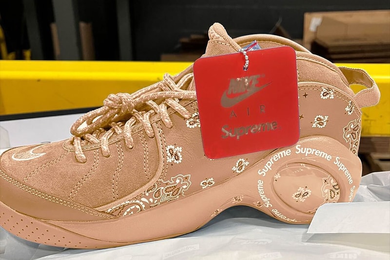 Supreme Nike Zoom Flight 95 Collaboration Beige Peach Tan